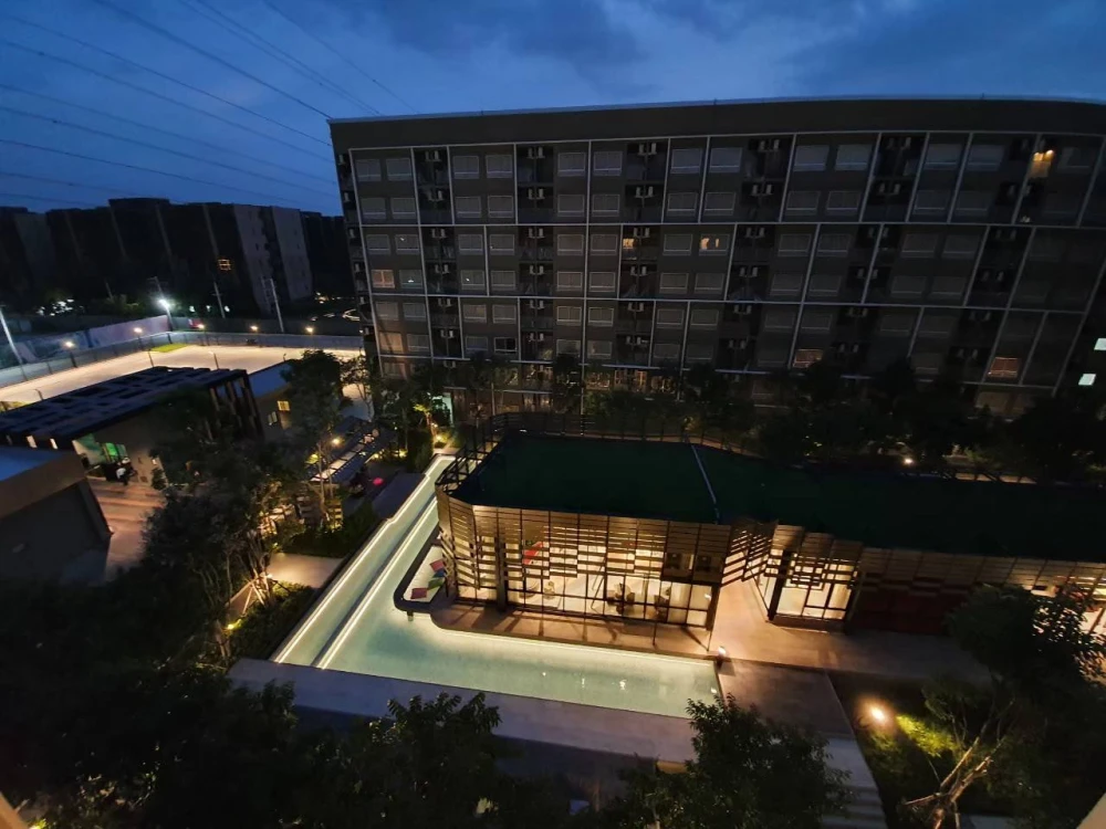 For rent Plum Condo Rangsit Alive 2 rooms, fully furnished, ready to move in, well built-in, everything is complete here. You must hurry to reserve no