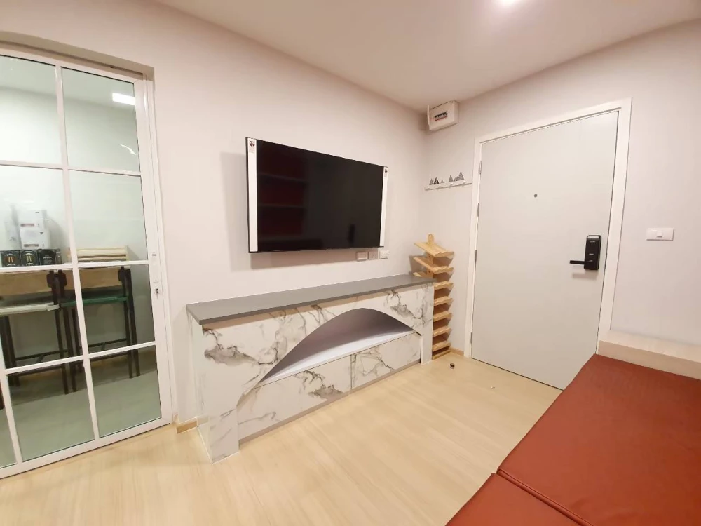 For rent Plum Condo Rangsit Alive 2 rooms, fully furnished, ready to move in, well built-in, everything is complete here. You must hurry to reserve no