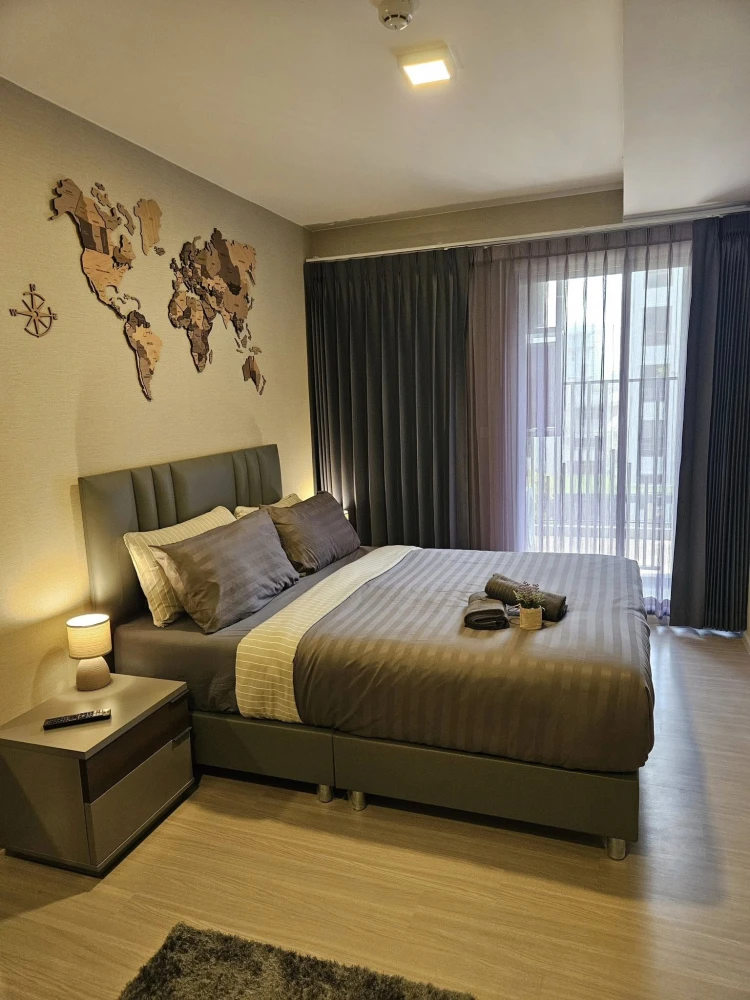 For rent Quintara Phume Sukhumvit 39 ห้องพร้อมอยู่ เฟอร์ เครื่องใช้ไฟฟ้าครบ ลากกระเป๋าเข้าอยู่ได้เลย