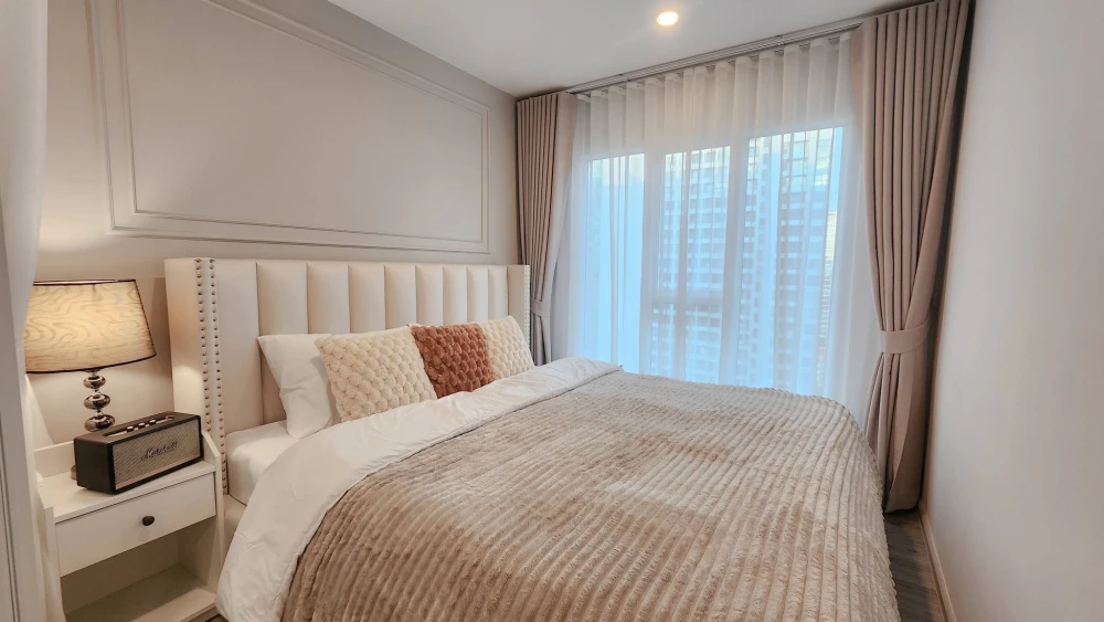 FOR RENT  Regent Home Bangna ห้องชั้นสูง วิวโล่ง เฟอร์นิเจอร์และเครื่องใช้ไฟฟ้าครบ รีบย้ายด่วนๆ
