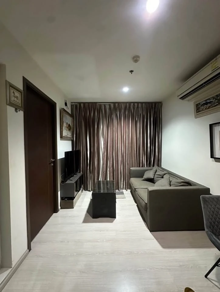For rent Rhythm Asoke, 20th floor, corner room, fully furnished, furniture, electrical appliances, well built-in, book now