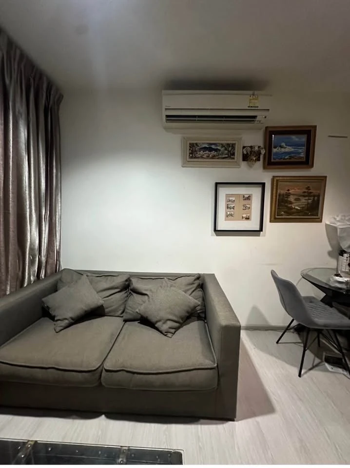 For rent Rhythm Asoke, 20th floor, corner room, fully furnished, furniture, electrical appliances, well built-in, book now