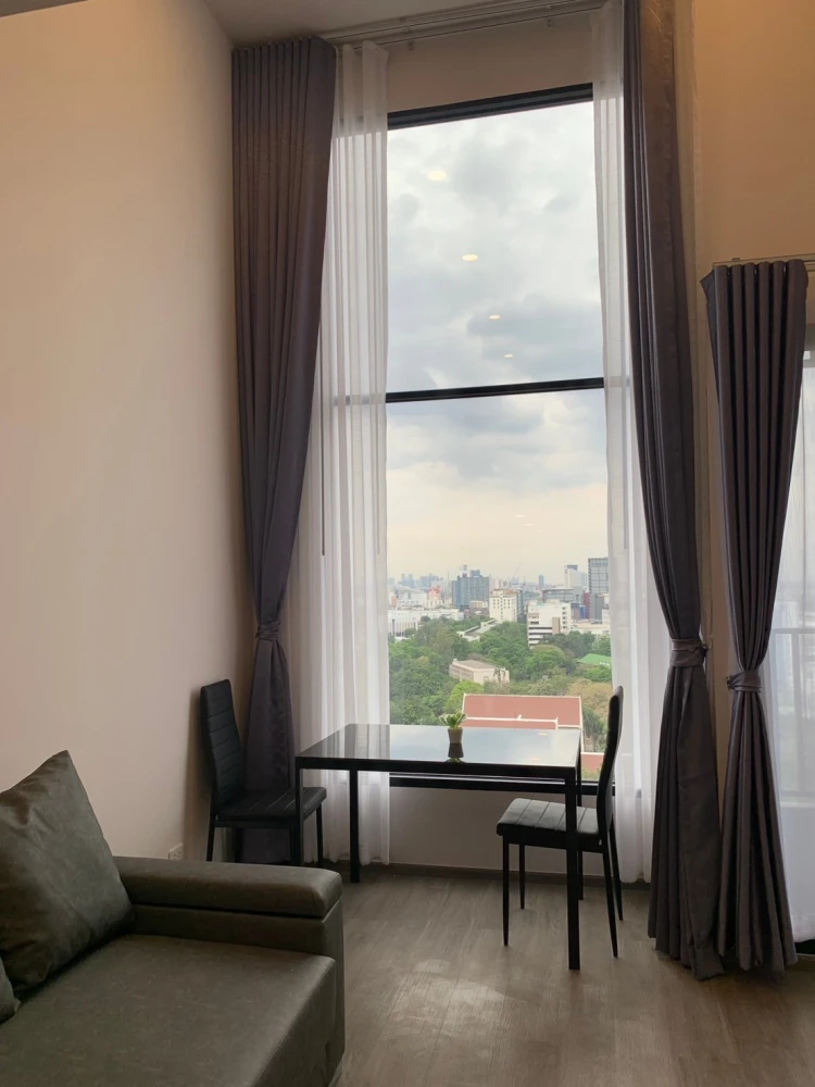 For rent So Origin Kaset Interchange, 14th floor, central view, Kasetsart University, reasonable price, book now.