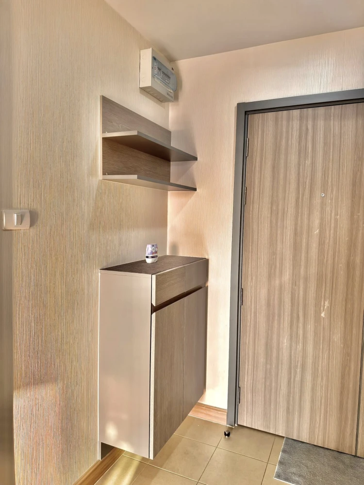 For rent: Supalai Veranda Ramkhamhaeng, Studio room, 27th floor, high floor with great view, fully furnished with appliances. Book now, don't wait!