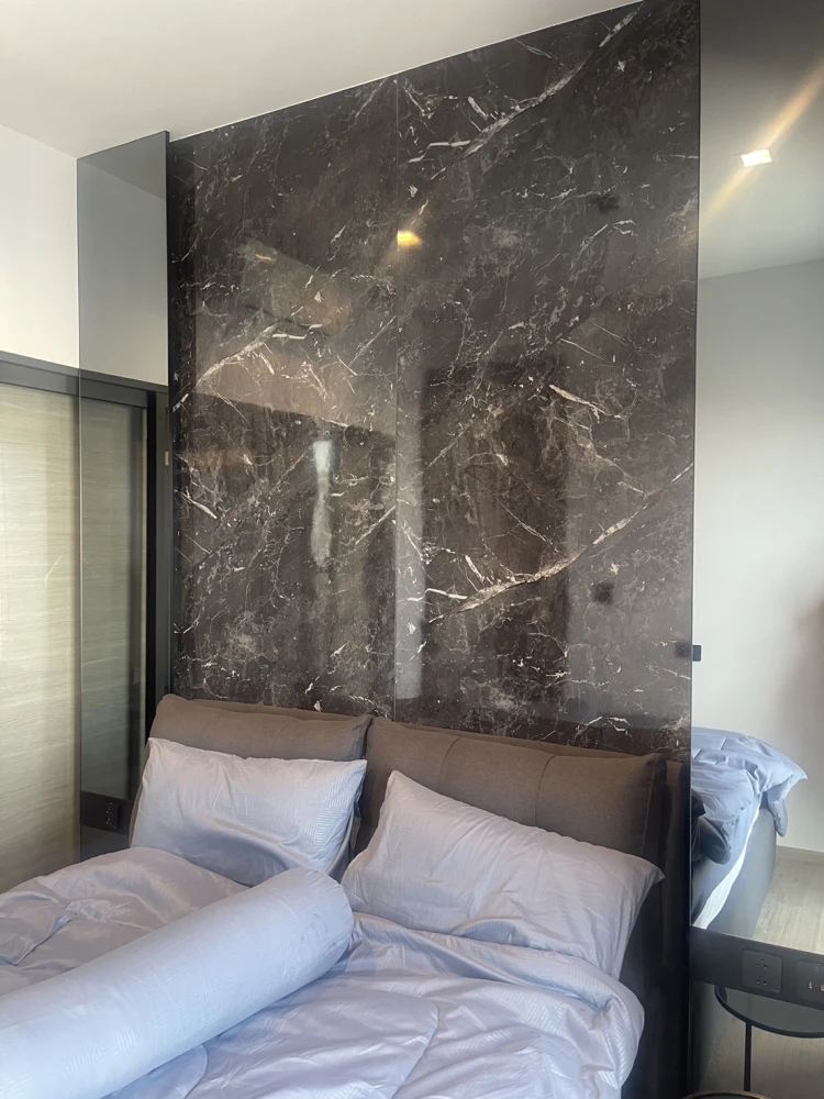 For rent The Crest Park Residences, fully furnished room, ready to move in, complete here, just come and move in, hurry up and reserve.