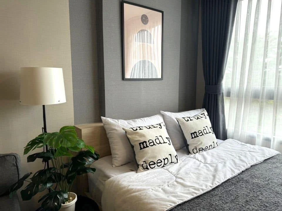 For rent THE MUVE Bangna ห้องน่าอยู่ สะดวกครบจบที่นี่ ลากกระเป๋าเข้าอยู่ได้เลย อย่าพลาด