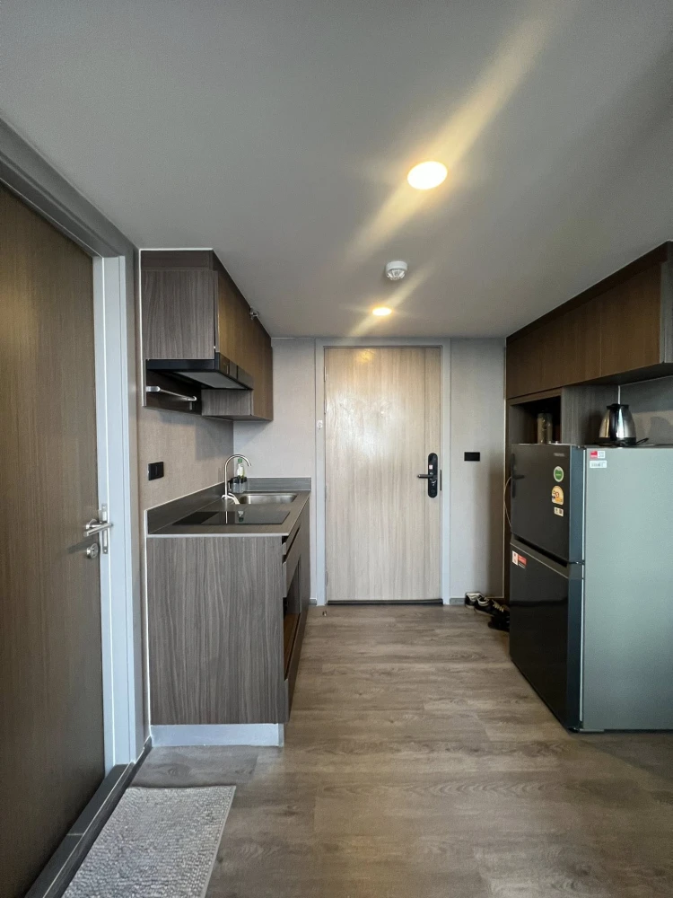 For rent The Origin Ladprao - Bangkapi, Duo space room, 21st floor, BTS view, fully furnished here