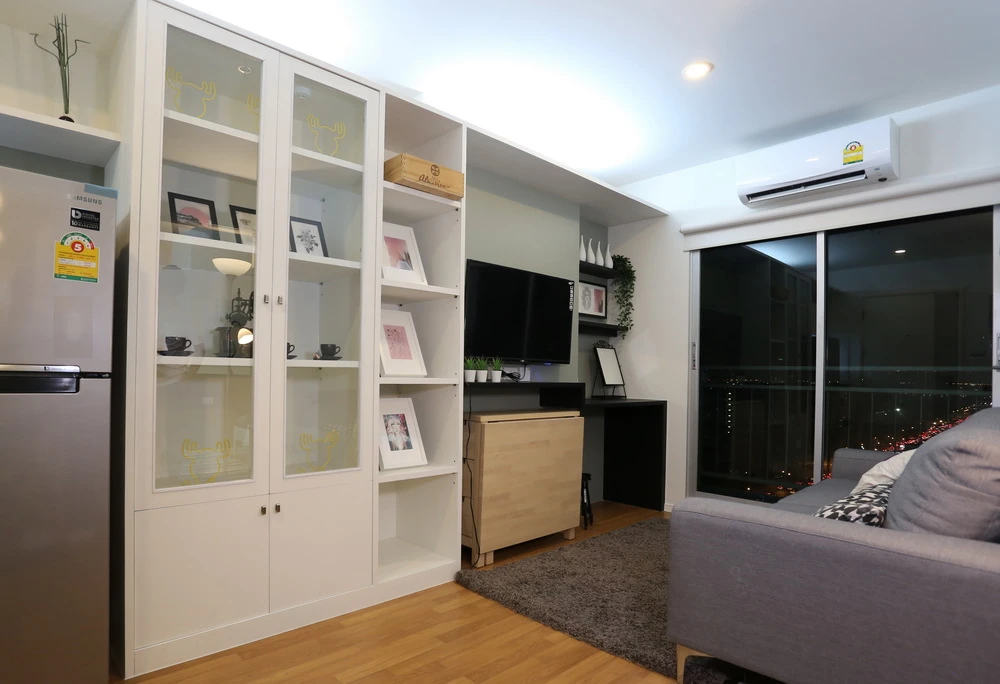 For rent The Selected Kaset, a nice room, built-in furniture, complete electrical appliances. If you don't reserve, you'll regret it.