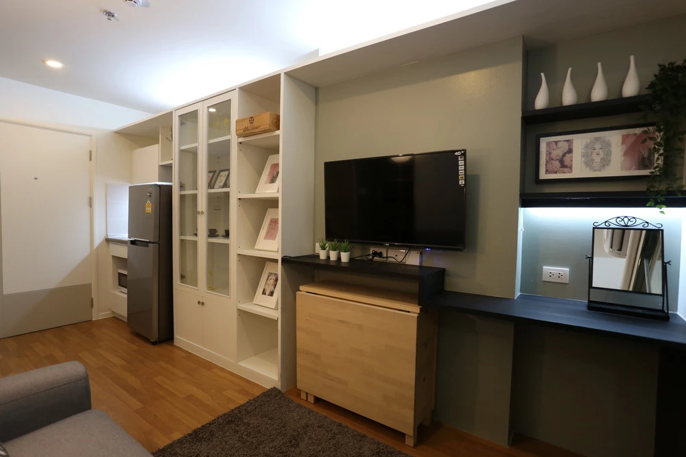 For rent The Selected Kaset, a nice room, built-in furniture, complete electrical appliances. If you don't reserve, you'll regret it.