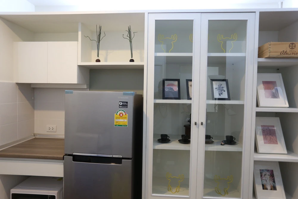 For rent The Selected Kaset, a nice room, built-in furniture, complete electrical appliances. If you don't reserve, you'll regret it.