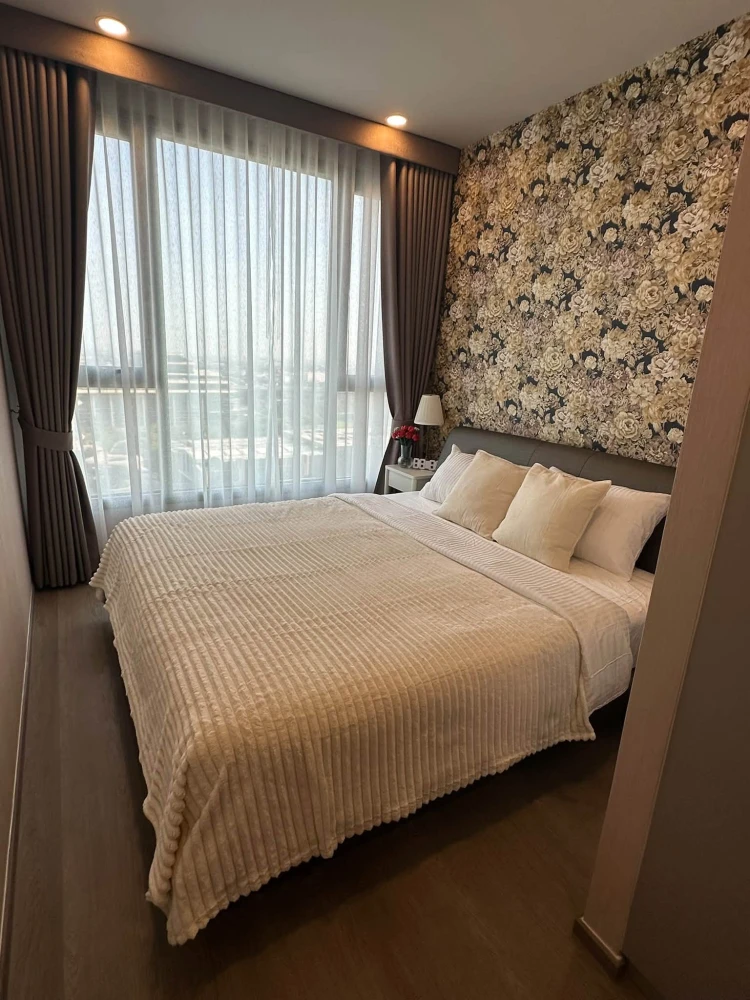 FOR RENT WHIZDOM THE FORESTIAS ห้องแต่งน่าอยู่ พื้นที่ใช้สอยจใุจ ติดวอลเปเปอร์อย่างดี ราคาคุ้ม ย้ายด่วน