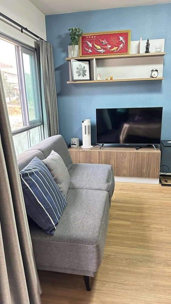 For rent, D Condo Bliss Sriracha, ready to move in, fully equipped with facilities. You must hurry to book now.
