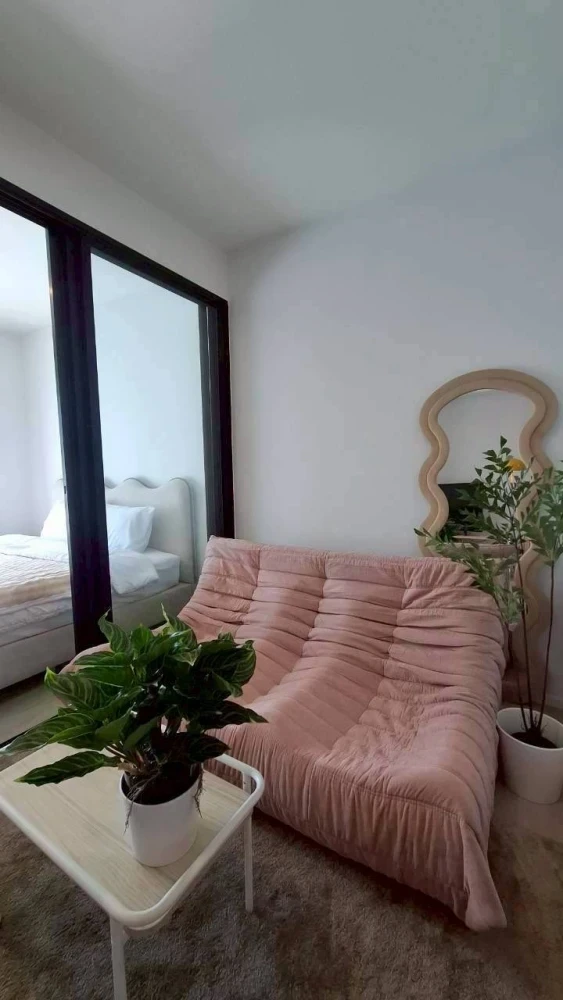 For sale คอนโด A space mega  ห้องพร้อมอยุ่ เฟอร์ เครื่องใช้ไฟฟ้าครบ ลากกระเป๋าเข้าอยู่ได้เลย