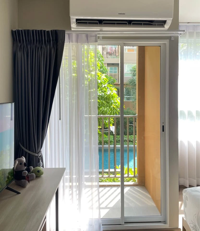 For sale Dcondo Panaa ห้องชั้น 2 ตึก A วิวสระว่ายน้ำ รับแสงแดดยามเช้า มาจับมาจองเลย