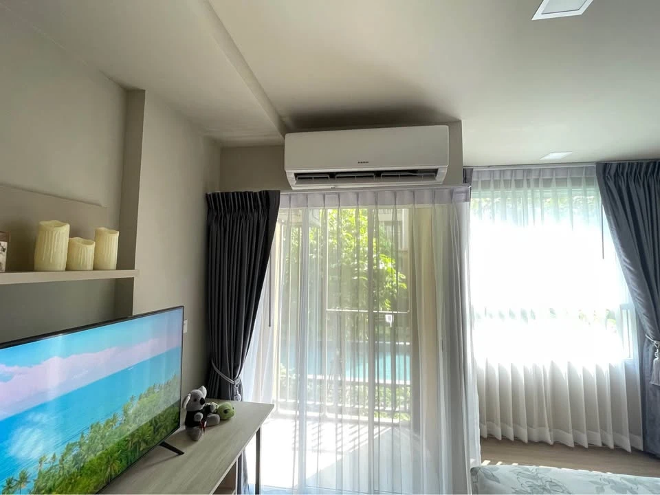For sale Dcondo Panaa ห้องชั้น 2 ตึก A วิวสระว่ายน้ำ รับแสงแดดยามเช้า มาจับมาจองเลย