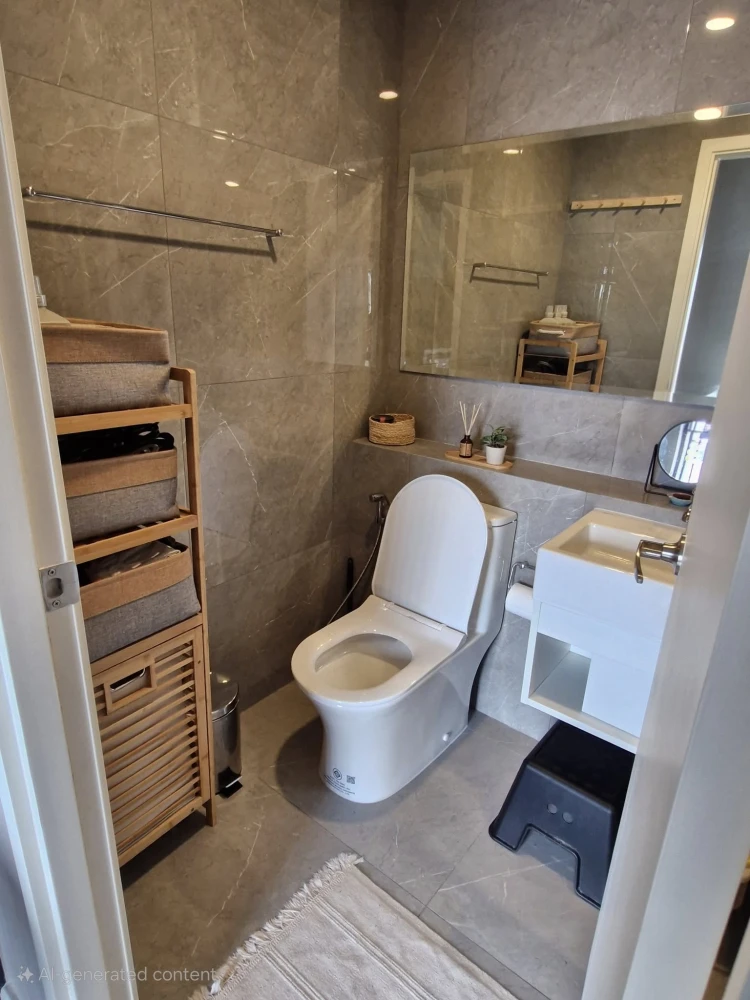 For sale rent Blue Sukhumvit 89, room ready to move in, complete with amenities, hurry and come reserve it, don't miss out.