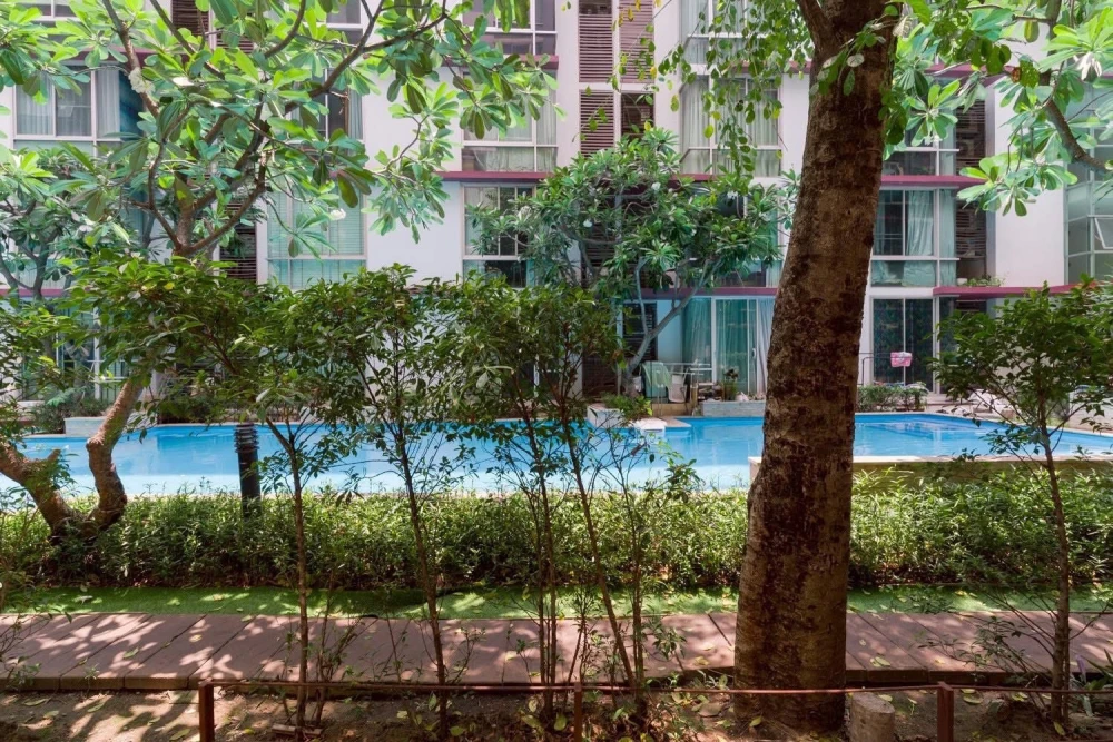 For sale The IRIS Rama 9-Srinakarin, very spacious room, lots of usable space, hurry up and reserve now, don't miss out.
