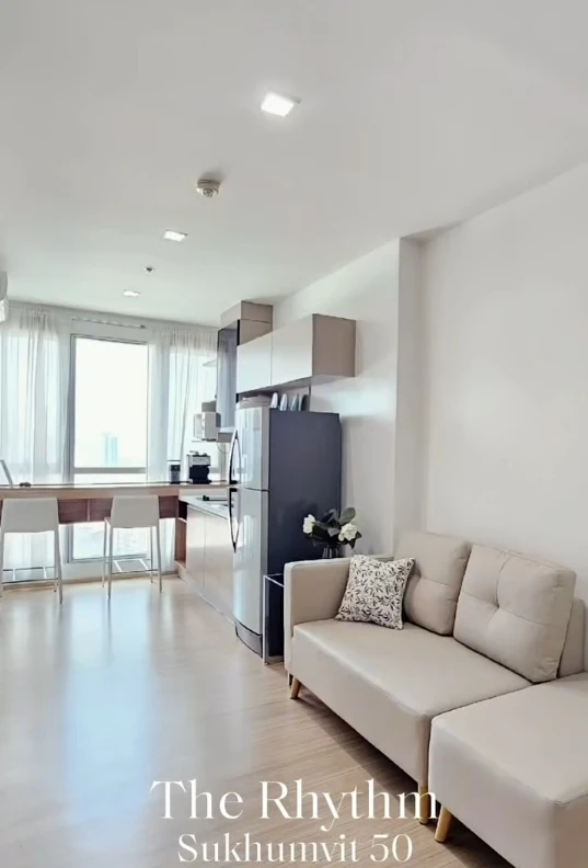 FOR RENT Rhythm Sukhumvit 50. Spacious rooms with ample living space. Book yours today! Don't miss out!