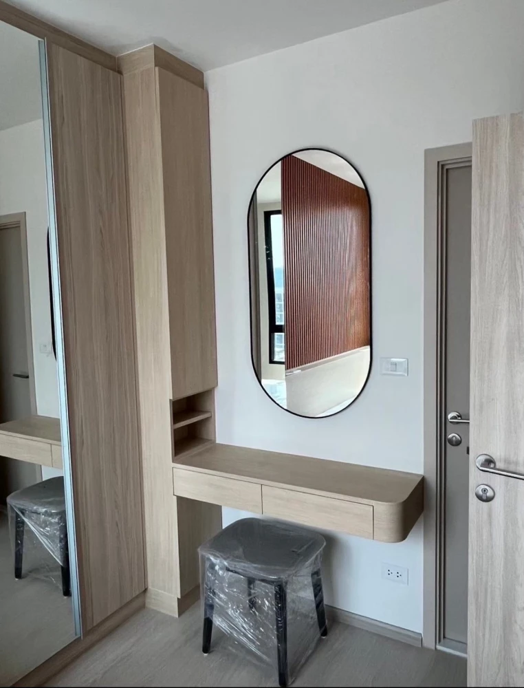 Nue Noble Ratchada-Ladprao, corner room, 27 sq m., has a foldable extra bed, beautifully decorated, more storage space, book now, don't hesitate.
