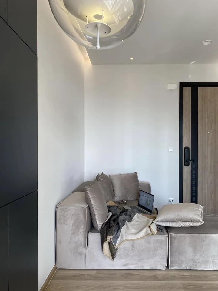 Sale Oka Haus Sukhumvit 36, 17th floor, separated room, Buit-In, beautiful, simple, livable, don't miss it.
