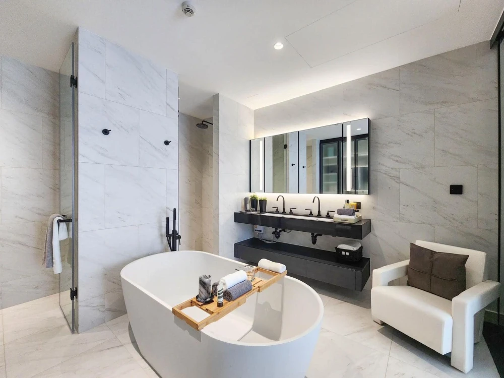 Tait 12 Sathorn Luxurious Condo for Rent, fully furnished room, ready to move in, model style, come and reserve today.