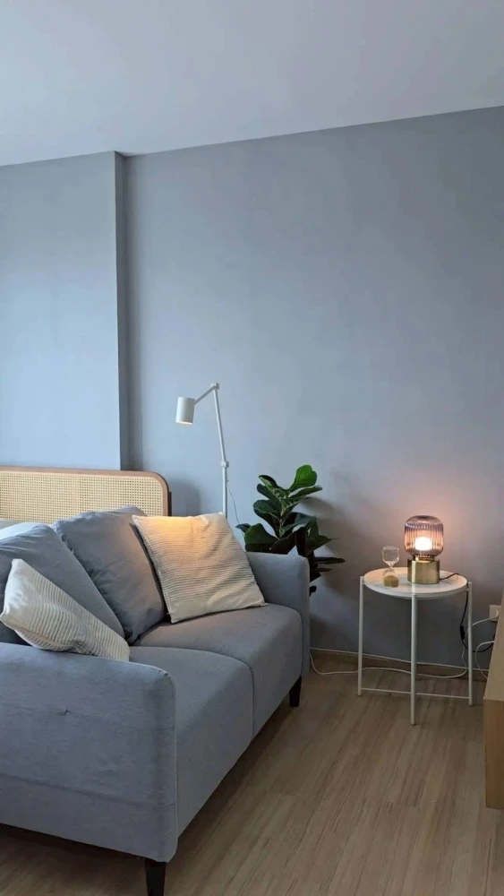 The Base rama 9 Ramkhamhaeng for rent, 23rd floor, can sleep and watch the beautiful city view Plus, the room is decorated very well. Must be reserved