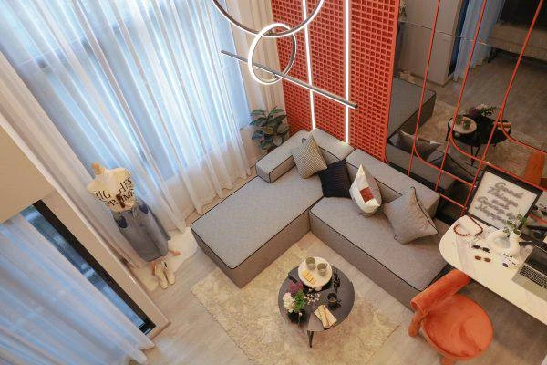 Condo for sale, Origin Plug & Play E22 Station, 18th floor, size 27.45 sq m, high ceiling, great price, come and own it today.
