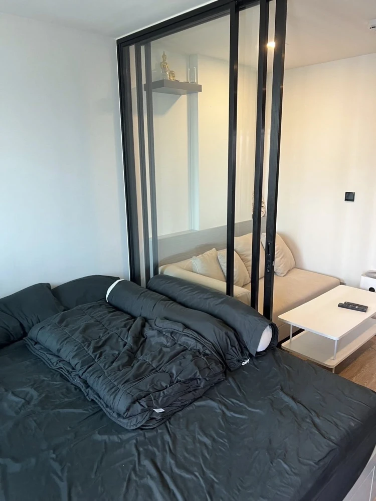 Condo for sale, Atmoz Ladprao 15, 8th floor, Building B, very beautiful view, no other tall buildings obscuring it. Importantly, the top floor, don't