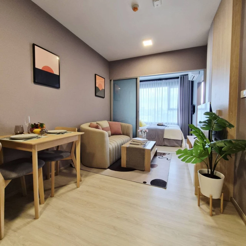 For sale/rent Plum Condo Sukhumvit 62, fully furnished, ready to move in.