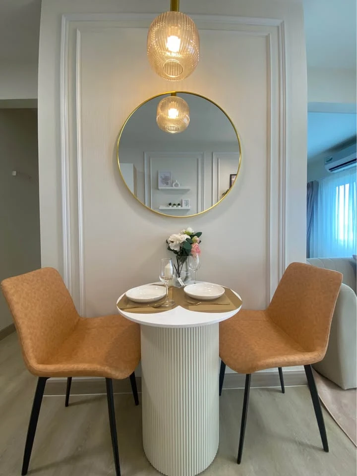 For sale: A Space Asoke-Ratchada, Building E, 8th floor, fully furnished and equipped with electrical appliances, beautifully decorated room, ready to