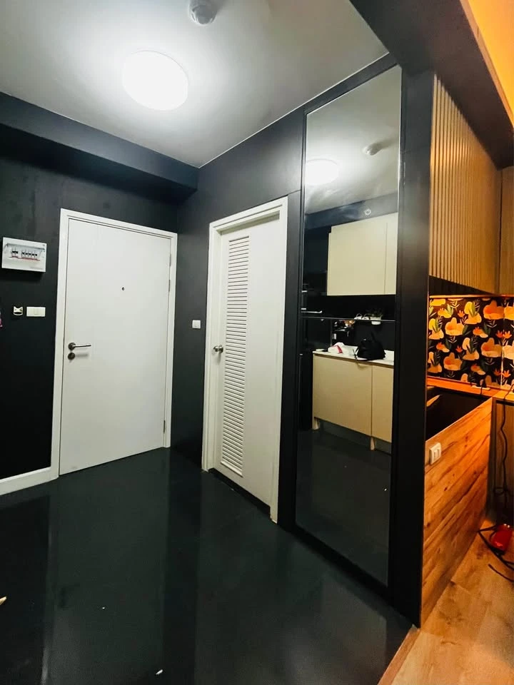 For sale: a space ME Bangna, beautifully decorated room with built-in furniture, perfect for those who don't like crowds and want privacy. Reserve now