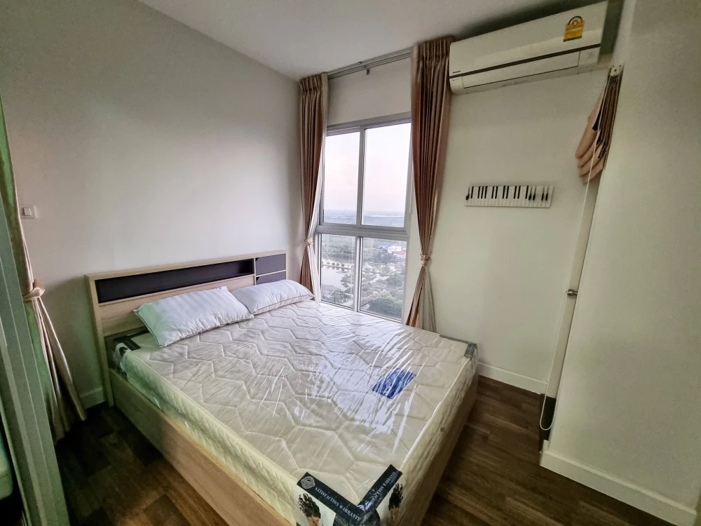 Selling A Space Me Bangna condo, ready to move in, fully furnished, high floor, great view. Book now before it's too late!