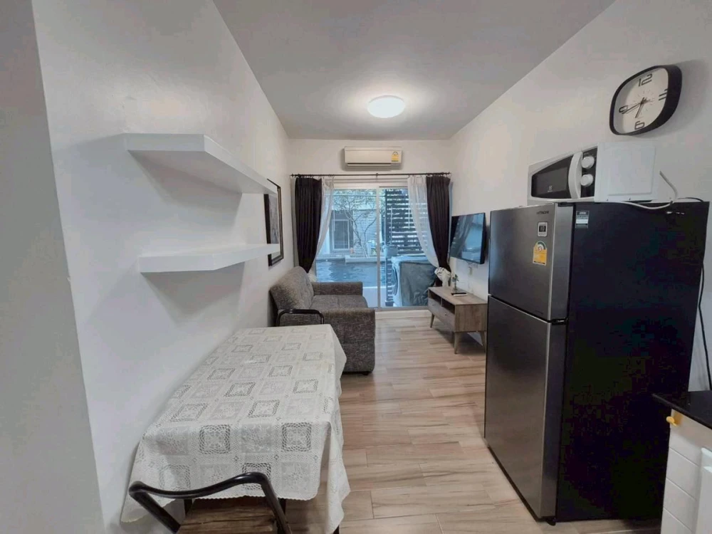 Selling A Space Play Ratchada-Sutthisarn condo, fully furnished and ready to move in. Book now!