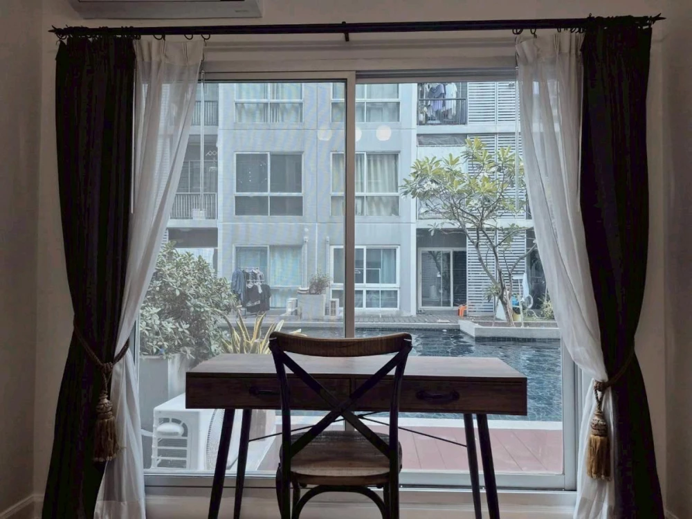 Selling A Space Play Ratchada-Sutthisarn condo, fully furnished and ready to move in. Book now!