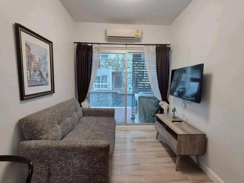 Selling A Space Play Ratchada-Sutthisarn condo, fully furnished and ready to move in. Book now!