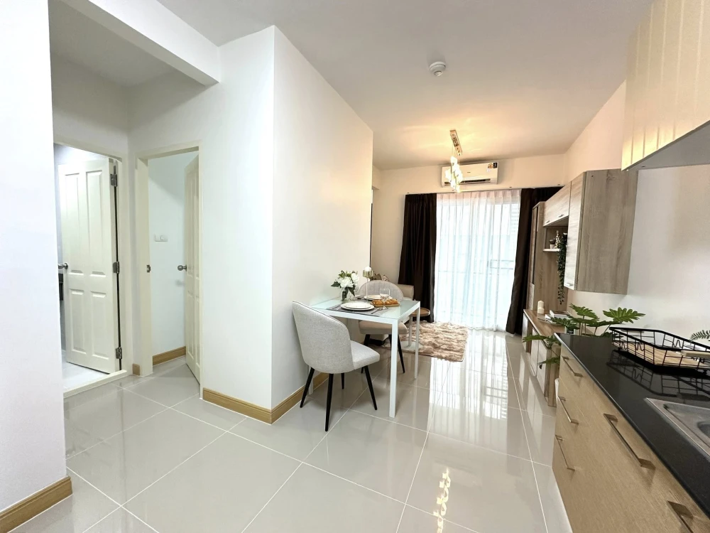 ขาย A Space Sukhumvit 77 ห้องพร้อมอยู่ เฟอร์พร้อม กว้างขวางอยู่สบาย จองเลย
