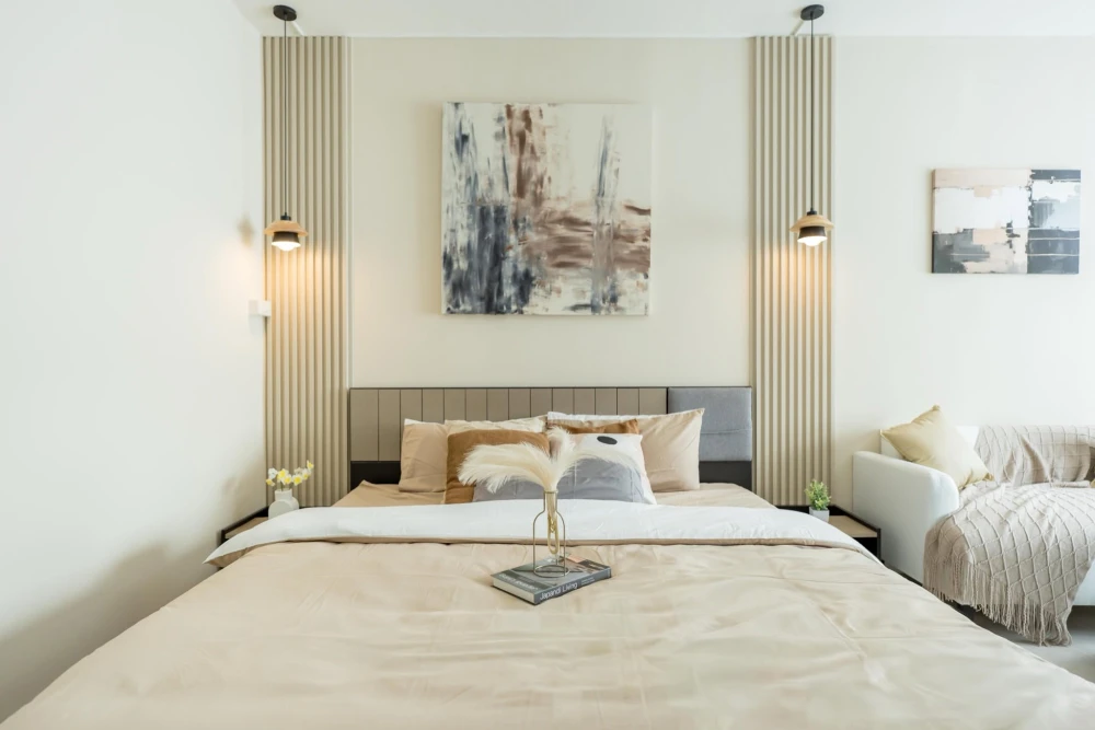 Selling A Space Sukhumvit 77, studio room, 1 bathroom, fully furnished and equipped with appliances, ready to move in.