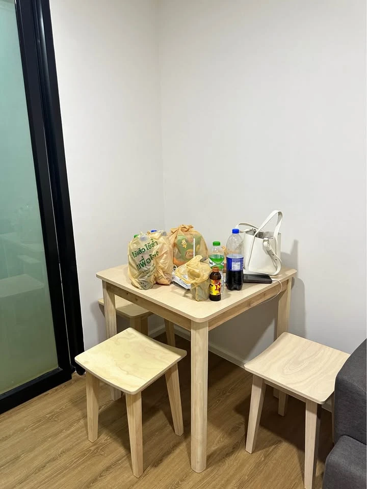 For sale Alive Sukhumvit 76, Building B, 3rd floor, fully furnished, just come and move in.