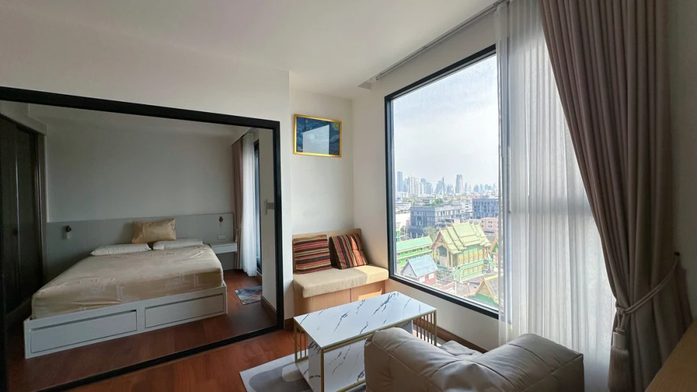For sale: Altitude Symphony Charoenkrung–Sathorn, 10th floor, fully furnished unit. Book now—act fast!