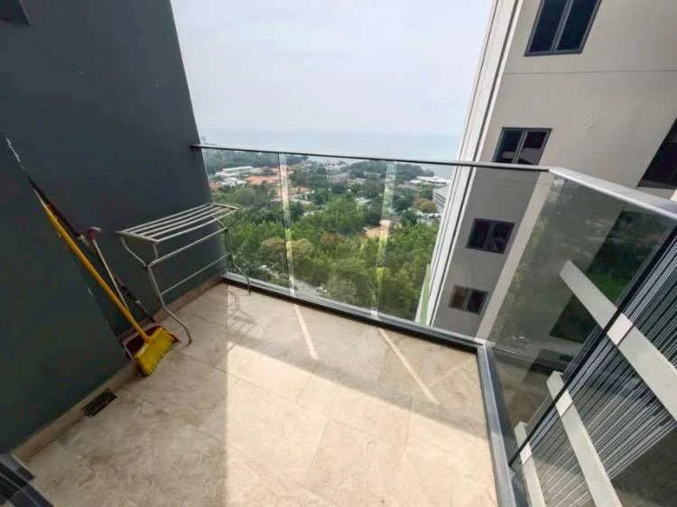 Selling Andromeda Pattaya (South Pattaya), studio room, 17th floor, sea view, fully furnished. Reservation required.