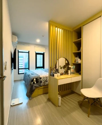 Selling Aspire Asoke - Ratchada, 6th floor, corner unit, fully furnished. Book now!