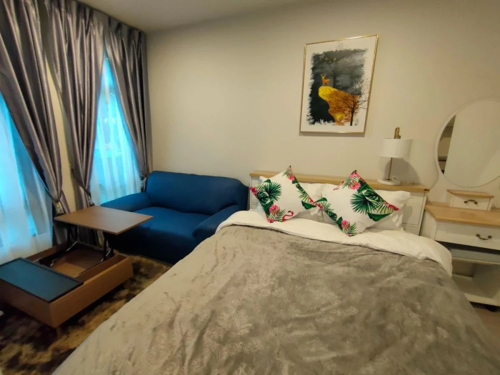 Urgent sale!! Aspire Asoke-Ratchada, 2nd floor, Building B, garden view, good for investment or living, good location, good price, don't miss it!!
