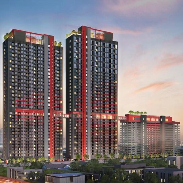 For sale: Aspire Huai Khwang, a nice room, spacious and comfortable, high floor, don't miss out, reserve now+++