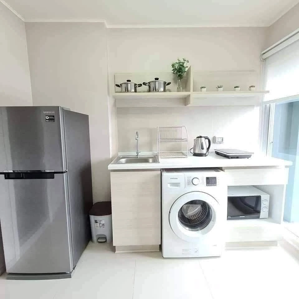 For sale: Aspire Ladprao 113, 8th floor, beautiful view, no buildings blocking the view, comes with complete decorations, reserve now, don't miss out.