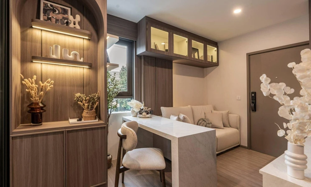 Aspire Ratchayothin for sale, nice room, fully furnished, excellent built-in furniture. Reserve now, don't miss out+++