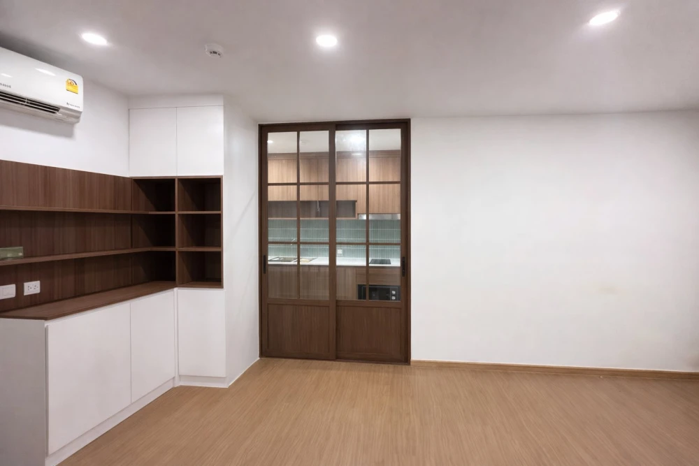 Selling Aspire Sukhumvit-Onnut, 1 bedroom, 1 bathroom unit. Spacious living area, coordinated interior design, fully furnished. Book now!