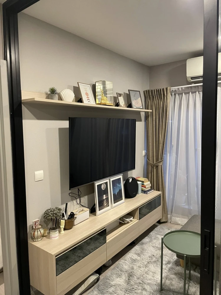 For sale: Aspire Sukhumvit-Onnut, 5th floor, river bend view, fully furnished room, nice to live in. If interested, hurry and reserve now. Don't wait.