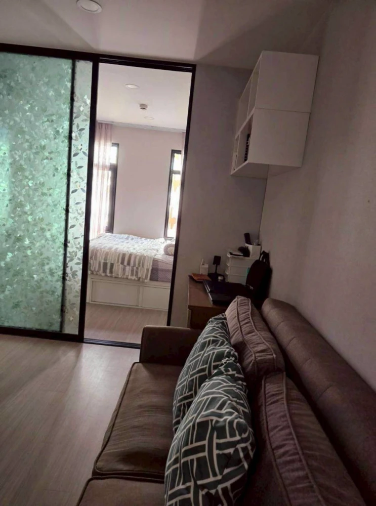 Aspire Asoke-Ratchada for sale, corner room, great view, fully furnished + complete electrical appliances, ready to move in immediately.