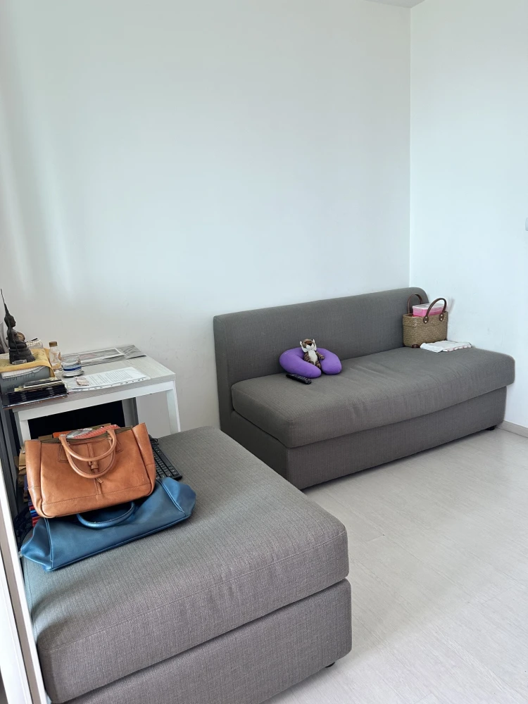 For sale: Aspire Erawan, city view, airy, no buildings blocking the view, with built-in furniture, ready to move in, don't miss it.