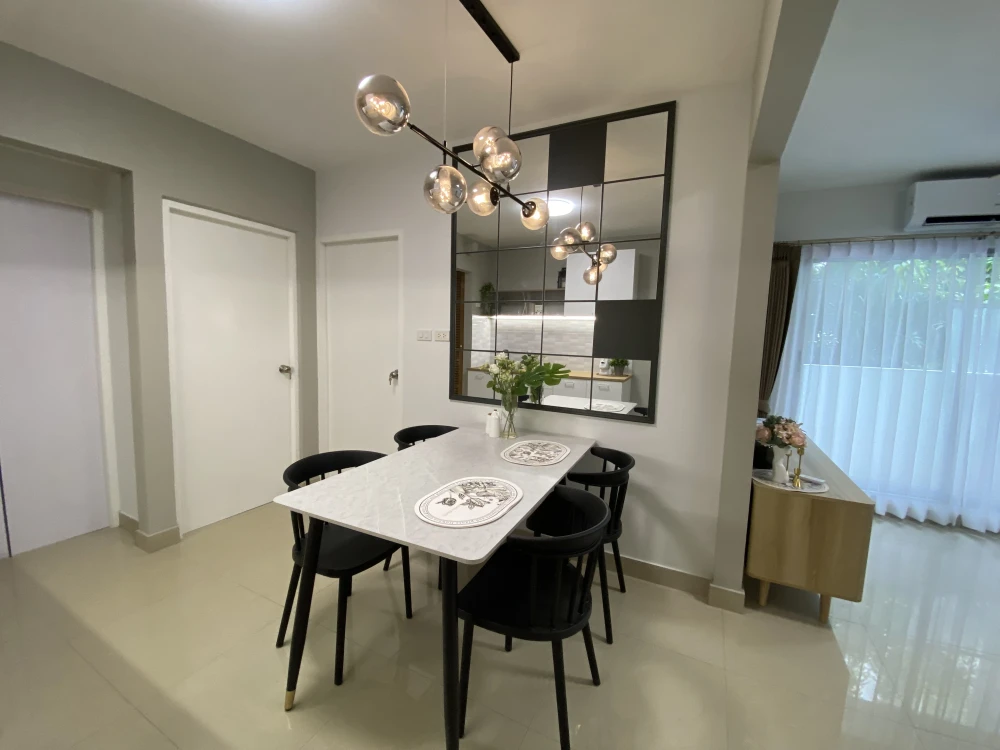 For sale Baan Suan Thon PhutthaBucha 47, spacious room, lots of usable space, comes with complete furniture, good like this, reserve now.